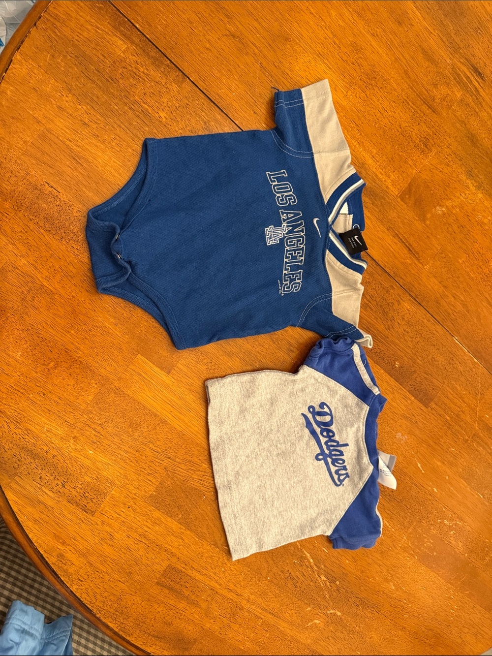 Nike Blue and White Los Angeles Team Pullover
